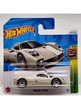 Hot Wheels Pagani Utopia Light Gray 2024 HW Exotics 5/10 205/250 Short Card